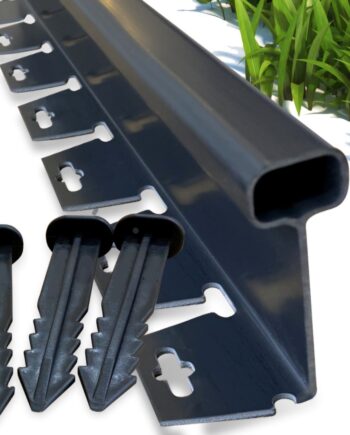 Graničnici za travu - za pravac - 1 m1 - crni